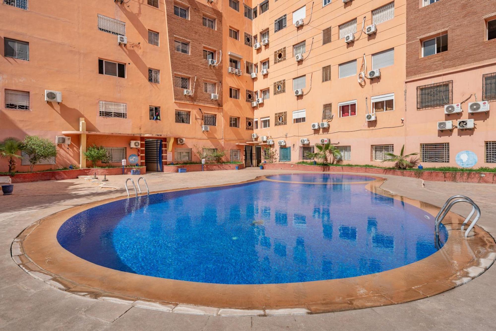 Elegant 2 Avec Piscine Et Climatisation A Gueliz Apartment Marrakesh